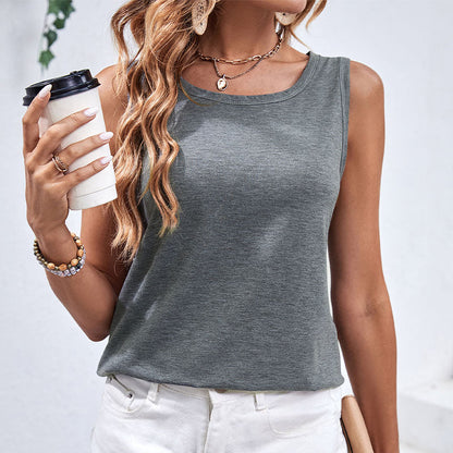 Damen Ärmelloses Weiches Jersey Eveloria