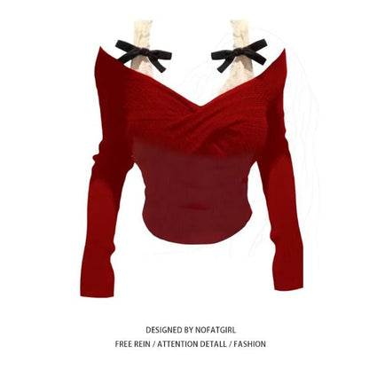 Damen Langarmshirt Spitze Raffung Elegant Weiß