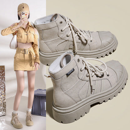 Damen Sneaker Robustes Textil Trendige Sohle Eveloria