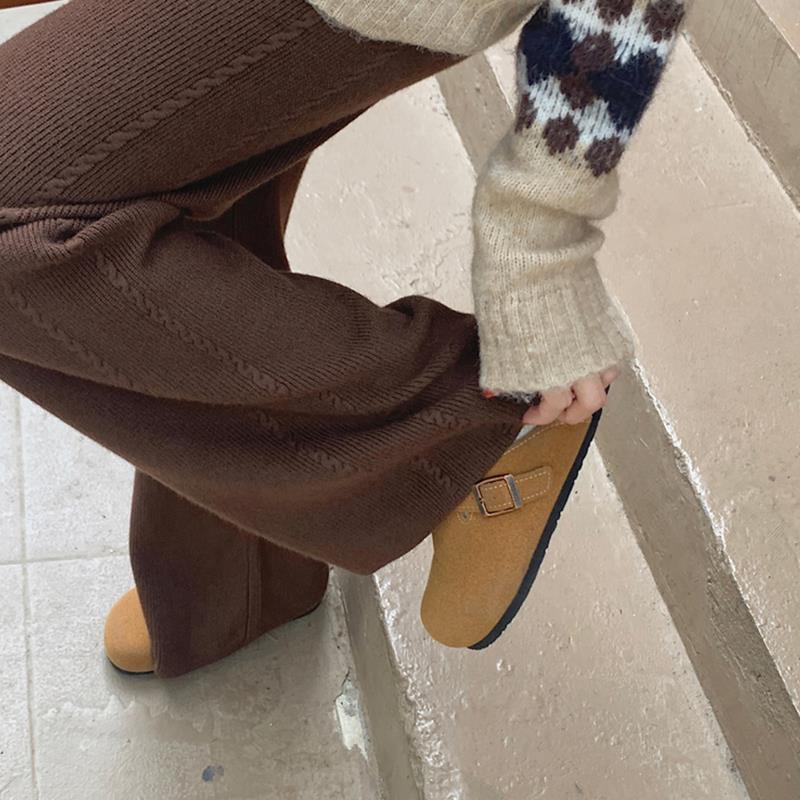 Damen Rippenstrickjacke Stehkragen Kuschelig Eveloria