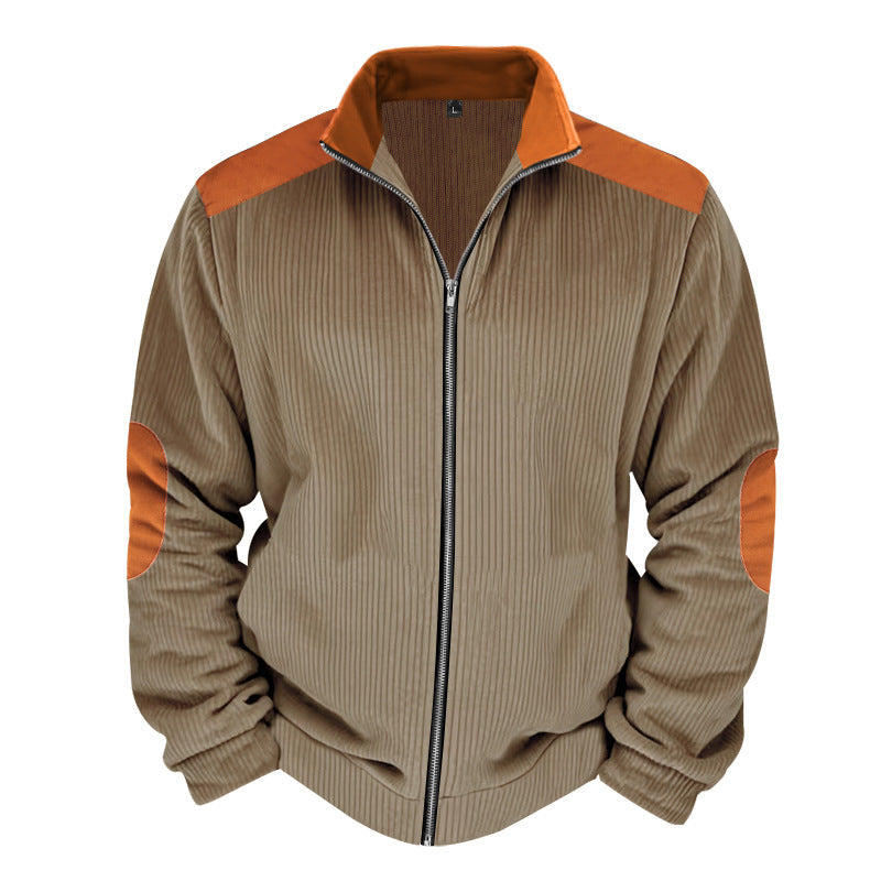Eveloria Damen Steppjacke Ripptextur Kontrastdetails
