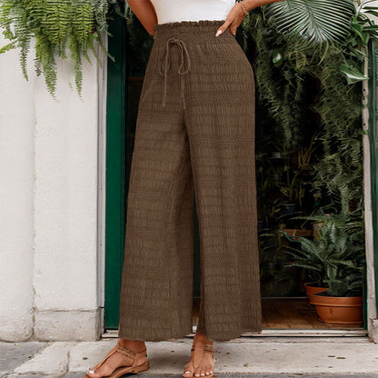 Damen Freizeithose Elastischer Bund Kordelzug