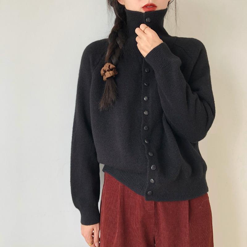 Damen Cardigan mit Knöpfen Modisch Eveloria