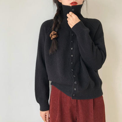 Damen Cardigan mit Knöpfen Modisch Eveloria