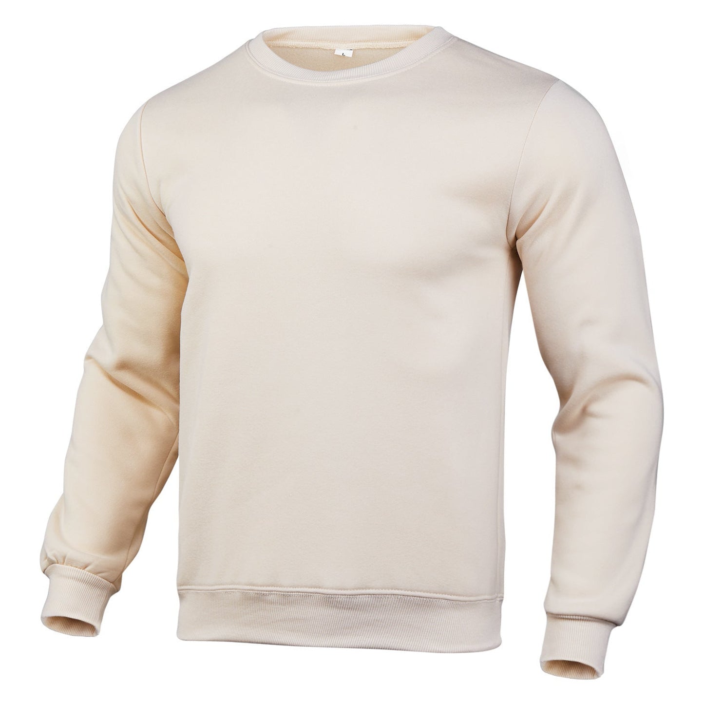 Herren Rundhals-Pullover Baumwollmix Komfortabel Eveloria