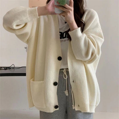 Damen Oversize Strickjacke Eveloria Großgefüttert - Eveloria