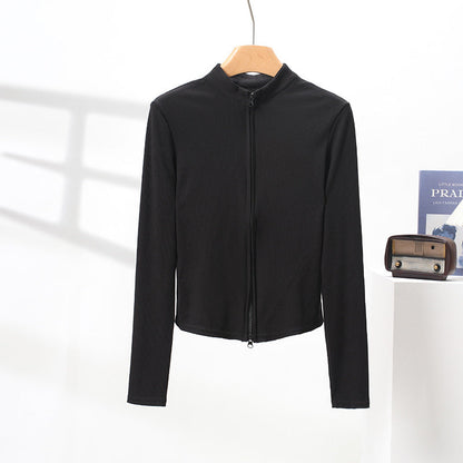 Damen Sportjacke Hochkragen Funktionales Design Eveloria