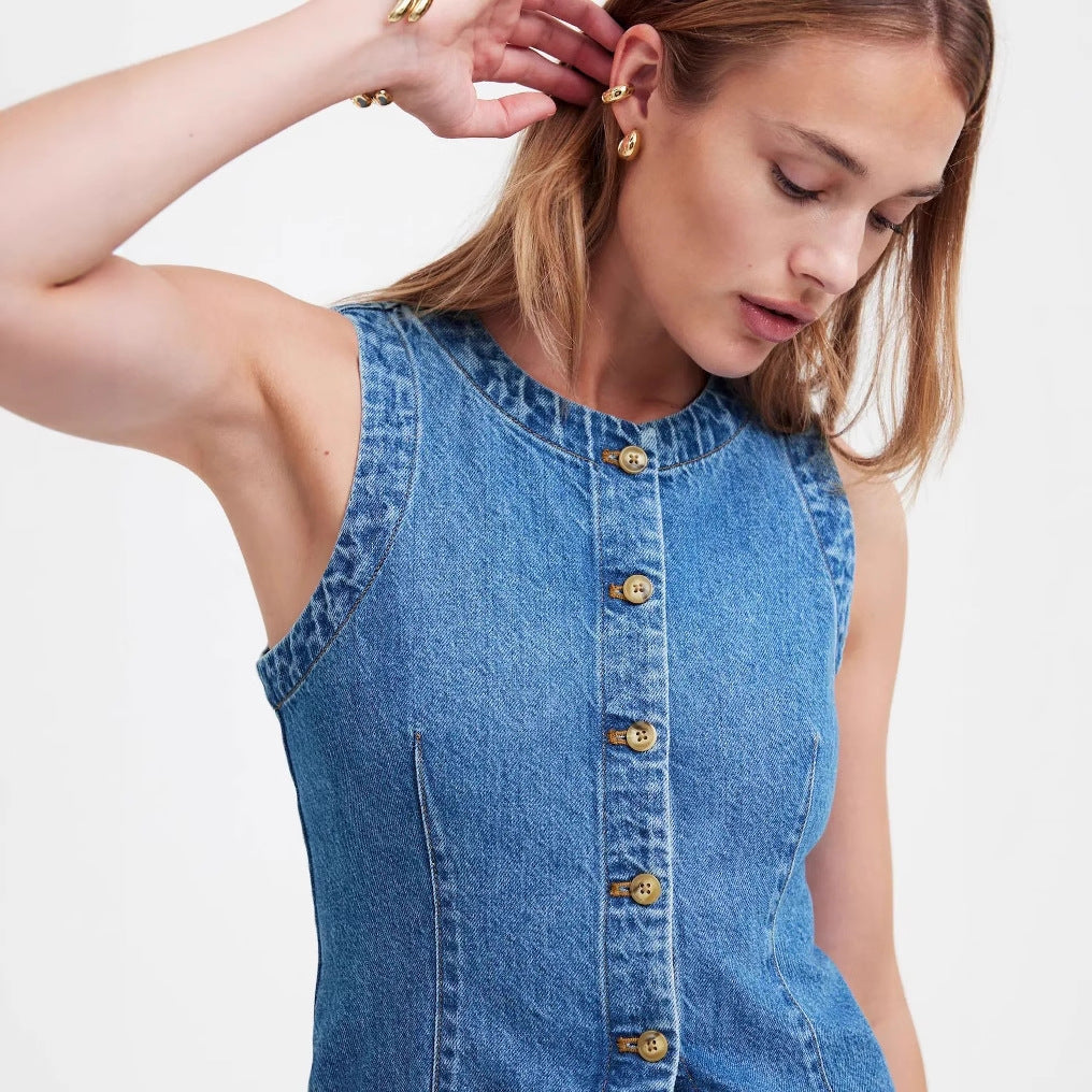 Damen Denimweste Eveloria