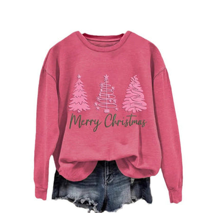 Damen Weihnachtssweatshirt Festlich Gemütlich Rot Eveloria