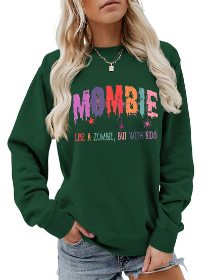 Damen Sweatshirt Zombie Motiv Eveloria