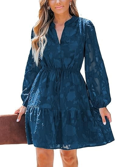 Damen Casual Kleid aus Baumwolle