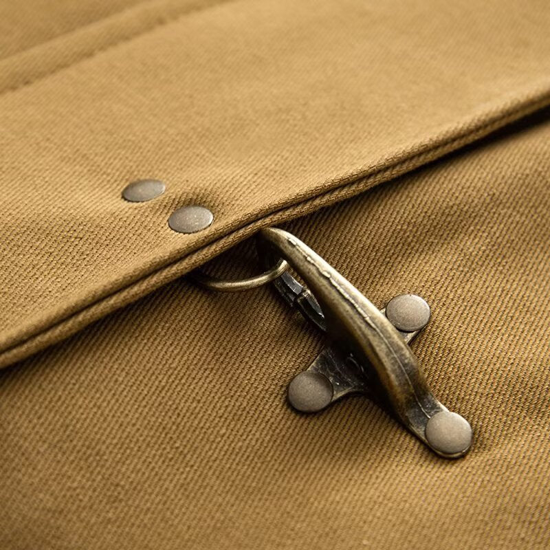 Damen Übergangsjacke modisch mit Knopfverschluss und großen Taschen