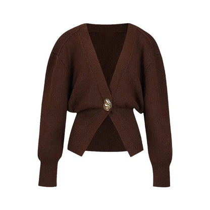 Damen Strickjacke Eleganter Verschluss Eveloria