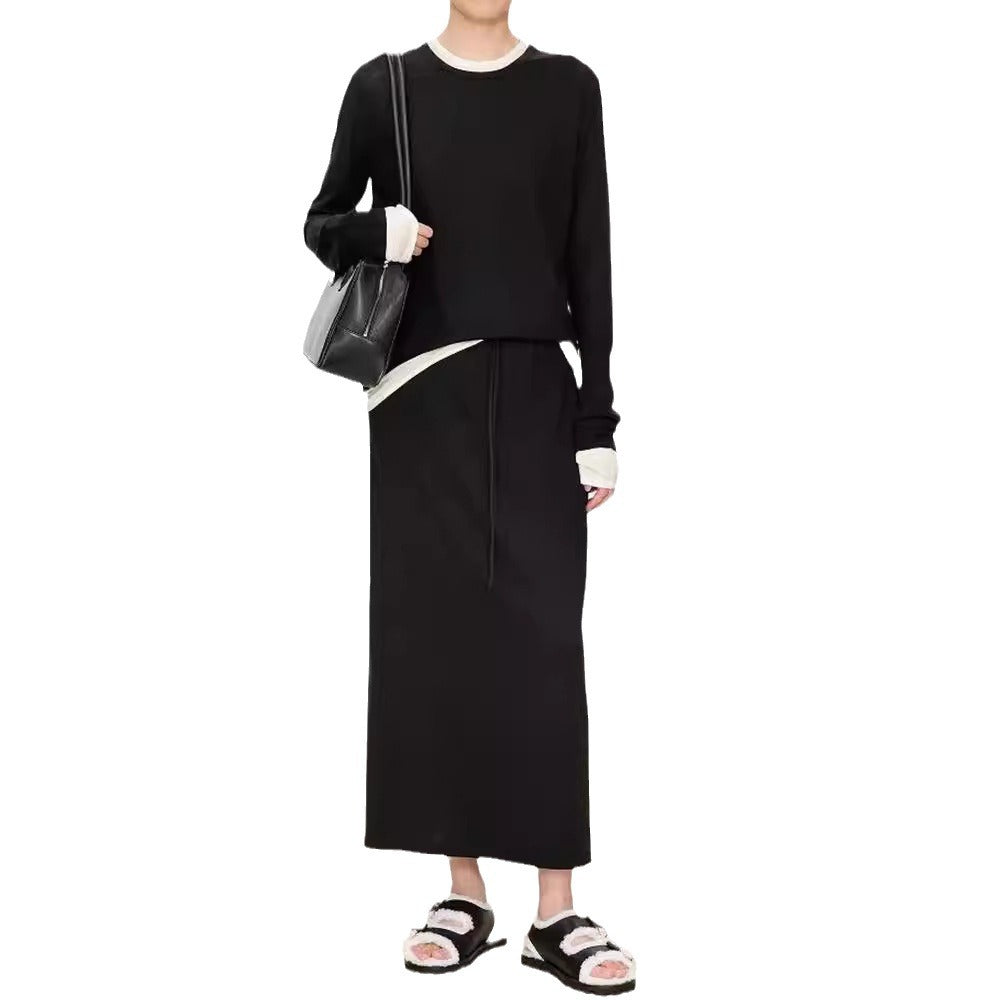 Damen Langarmshirt Feinstrick Eveloria