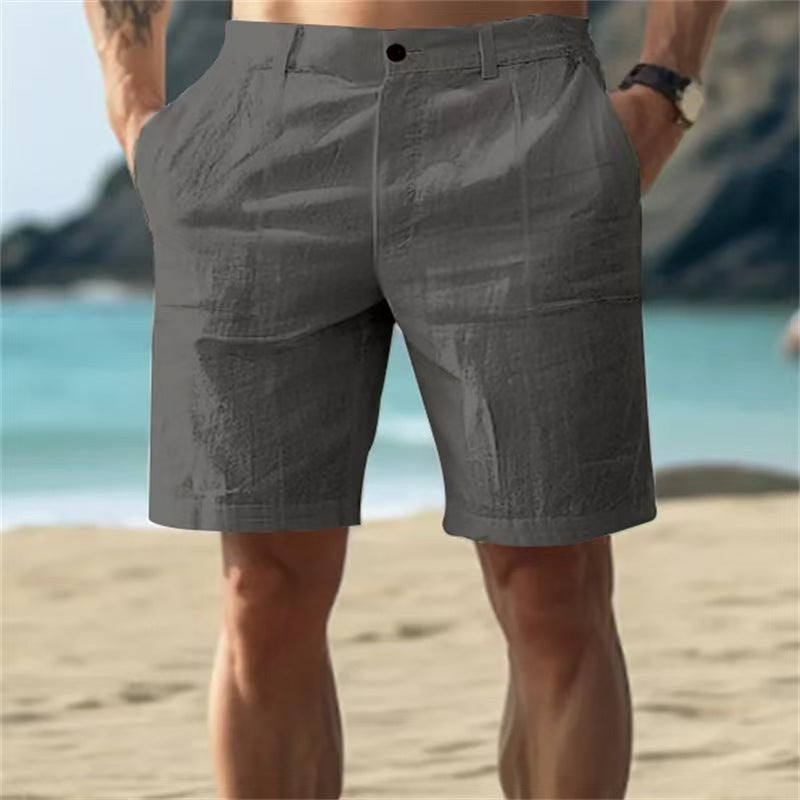 Herren Badeshorts Schnelltrocknend Mit Seitentaschen Blau Eveloria