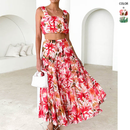 Damen Maxikleid Luftig Voluminöser Rock Eveloria - Eveloria