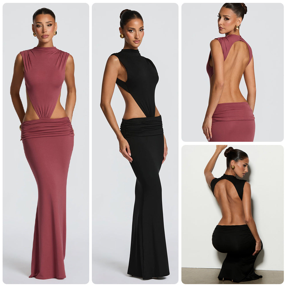 Damen Abendkleid Elegantes Cut-Out-Design Figurbetonter Schnitt - Eveloria