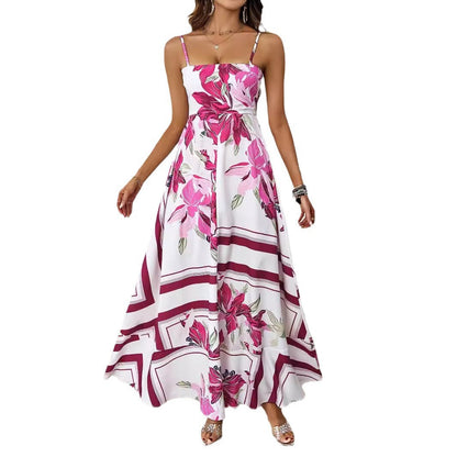 Damen Maxikleid Grafisches Muster Eveloria
