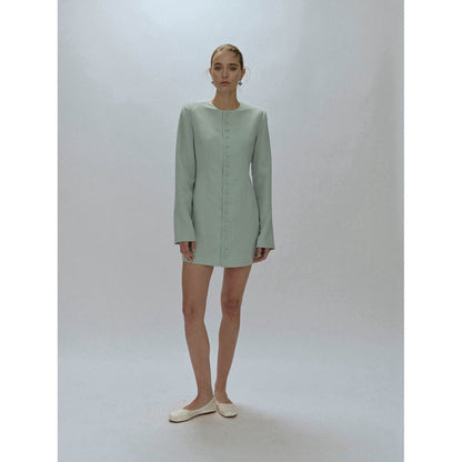 Damen Blazer Elegant Knopfleiste Eveloria