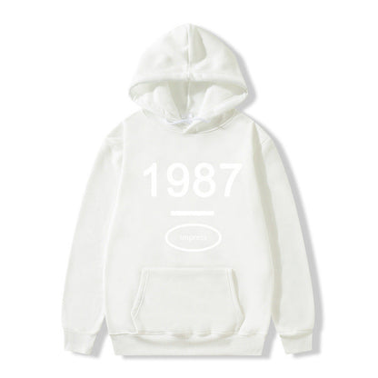 Damen Kapuzenpullover Kängurutasche Baumwolle Beige