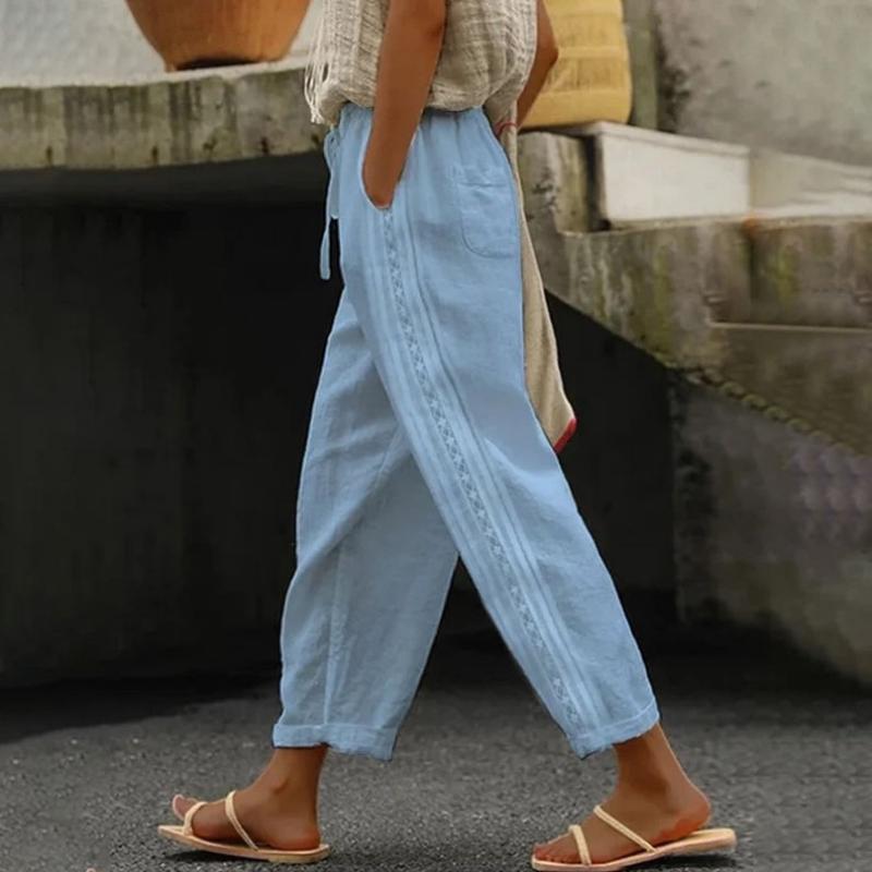 Eveloria Damen Gerade Hosen Lässig