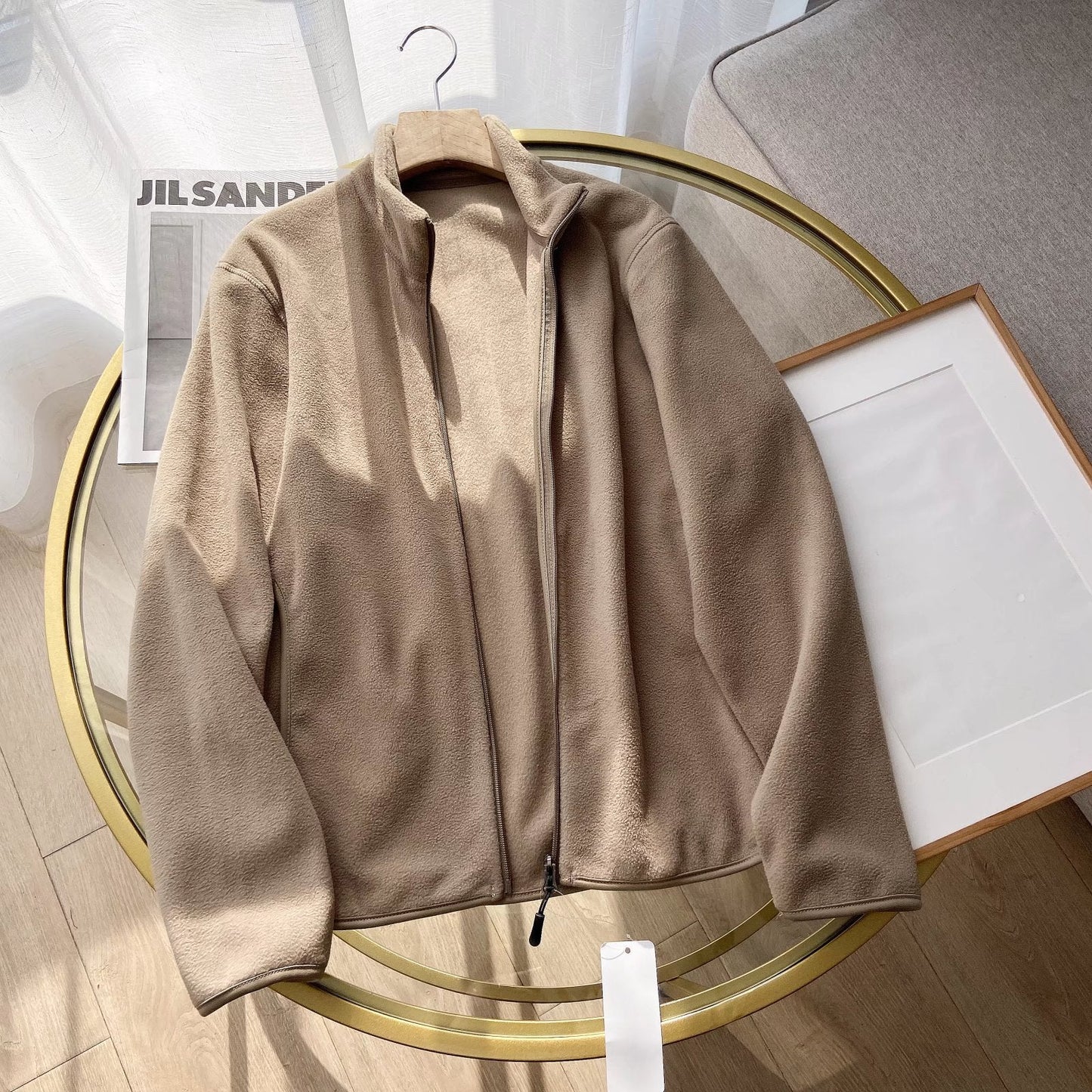 Damen Fleecejacke Hochkragen Eveloria