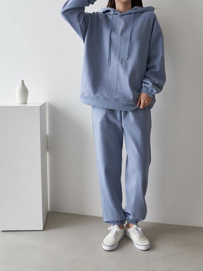 Damen Hoodie Jogginghose Set Weiches Baumwollmaterial Eveloria