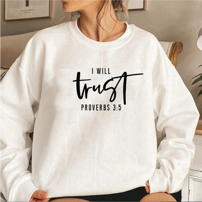Damen Sweatshirt Bequem Motivierender Schriftzug Grau Eveloria - Eveloria