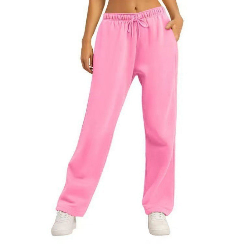 Damen Sweatpants Bequem Elastisch Eveloria