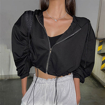 Damen Sportjacke Cropped Eveloria