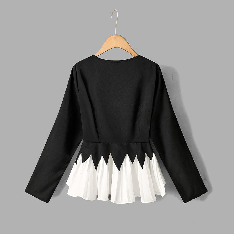 Damen Rüschendesign Eleganter Schnitt Eveloria