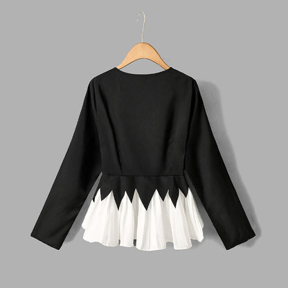 Damen Rüschendesign Eleganter Schnitt Eveloria