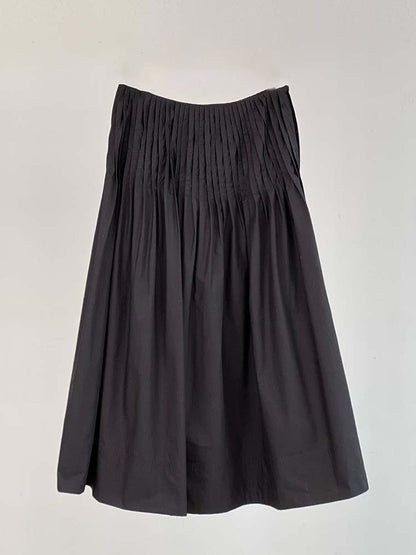 Damen Midirock Plissee Elegant Eveloria