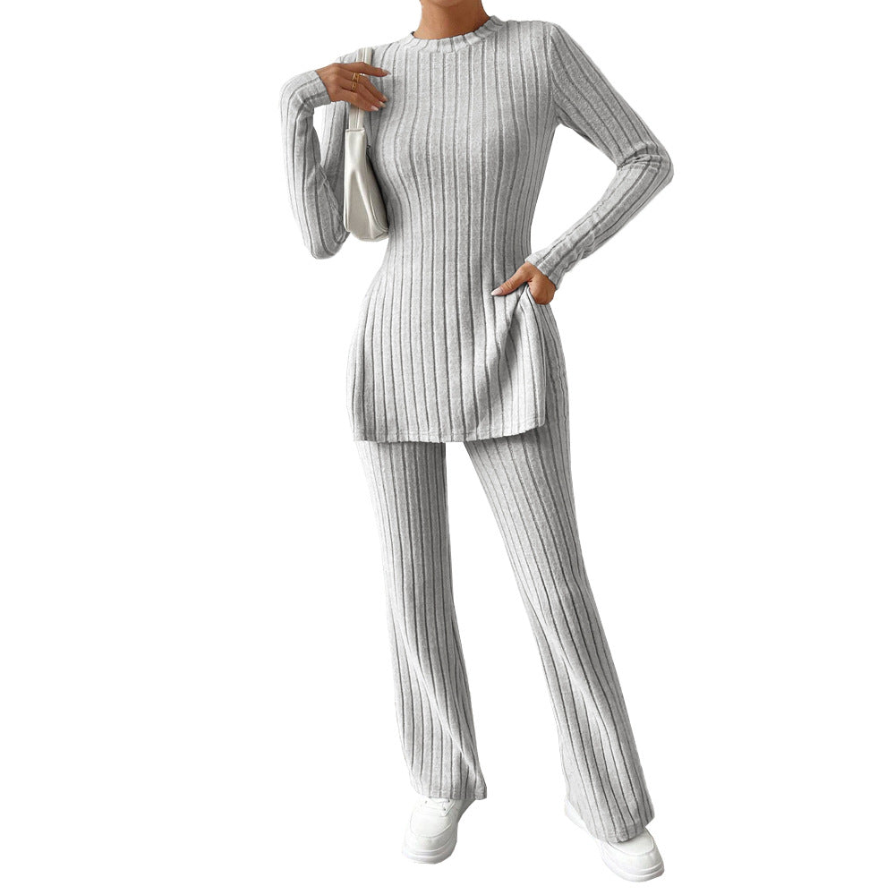 Damen Strickanzug Langärmlig Elegant Eveloria