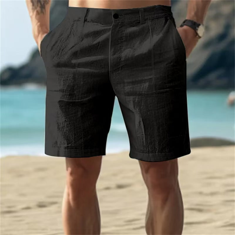 Herren Badeshorts Schnelltrocknend Mit Seitentaschen Blau Eveloria