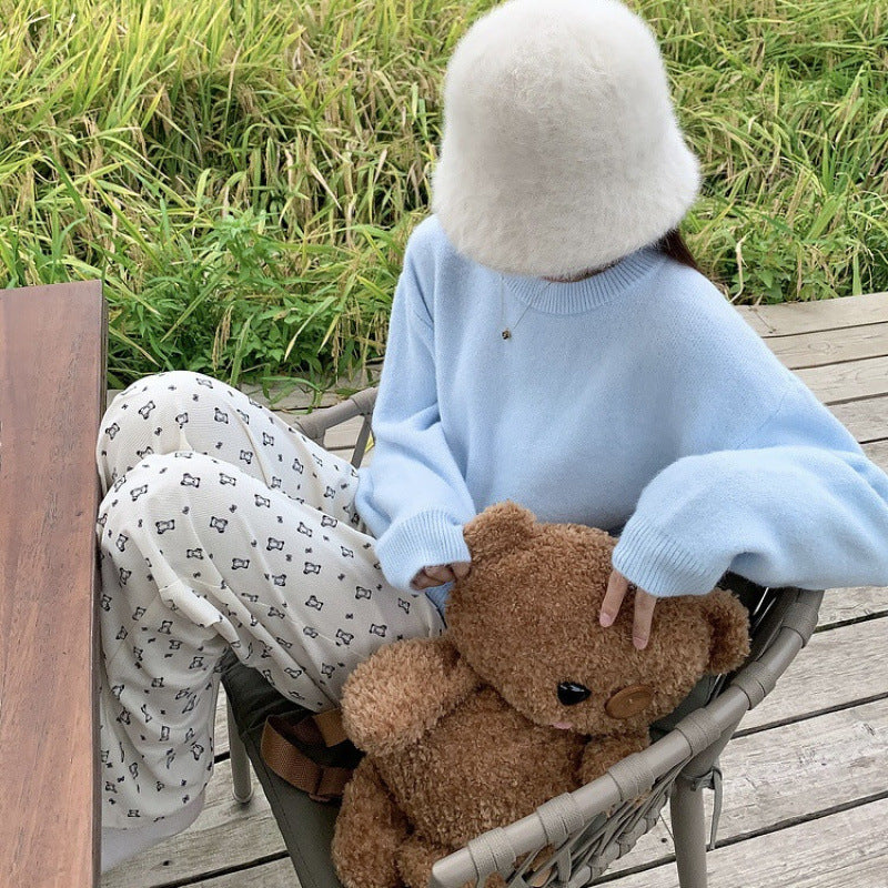 Damen Strickpullover Oversized Bequem Eveloria