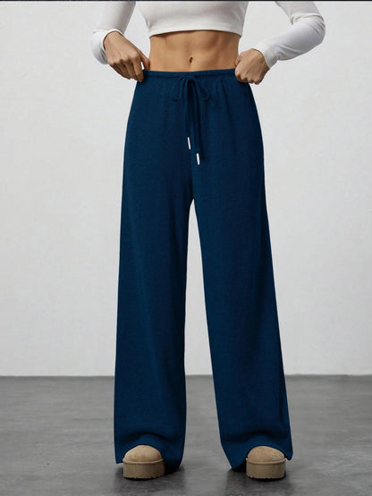 Damen Strickhose Weite Passform Eveloria