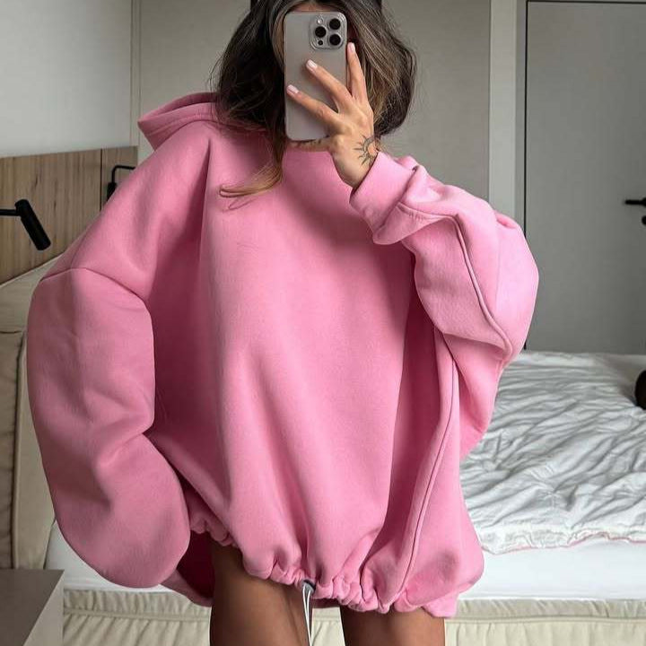 Damen Oversized Kapuzenpullover Lässiger Schnitt Eveloria
