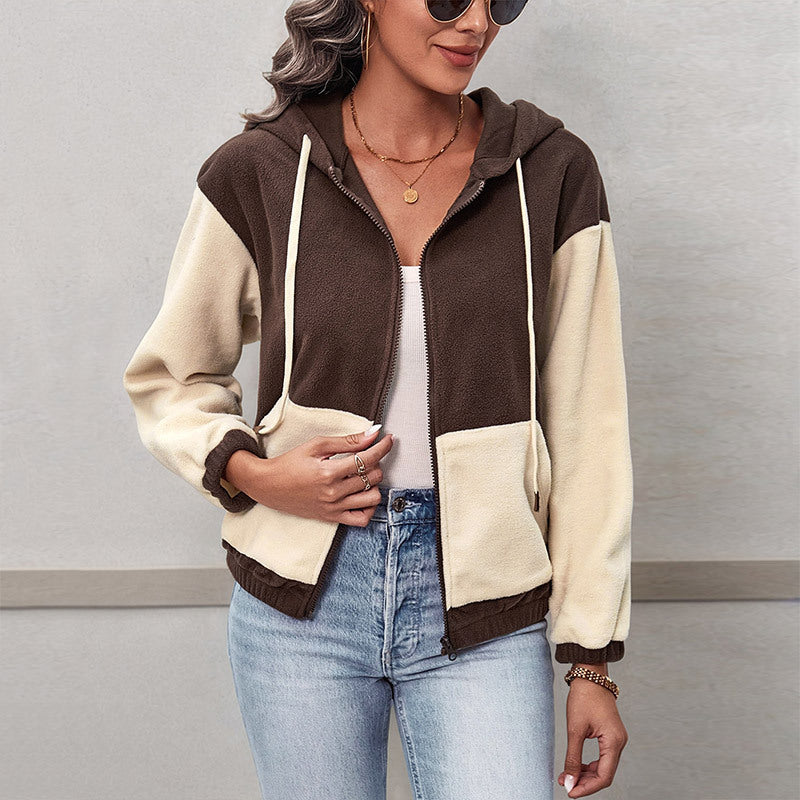 Damen Fleecejacke Kuschelig Eveloria