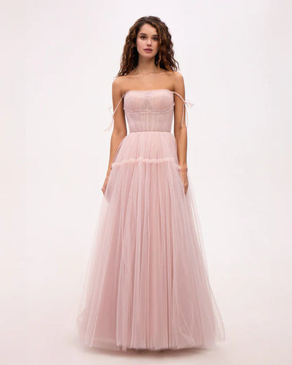Eveloria Damen Abendkleid Tüll Elegant