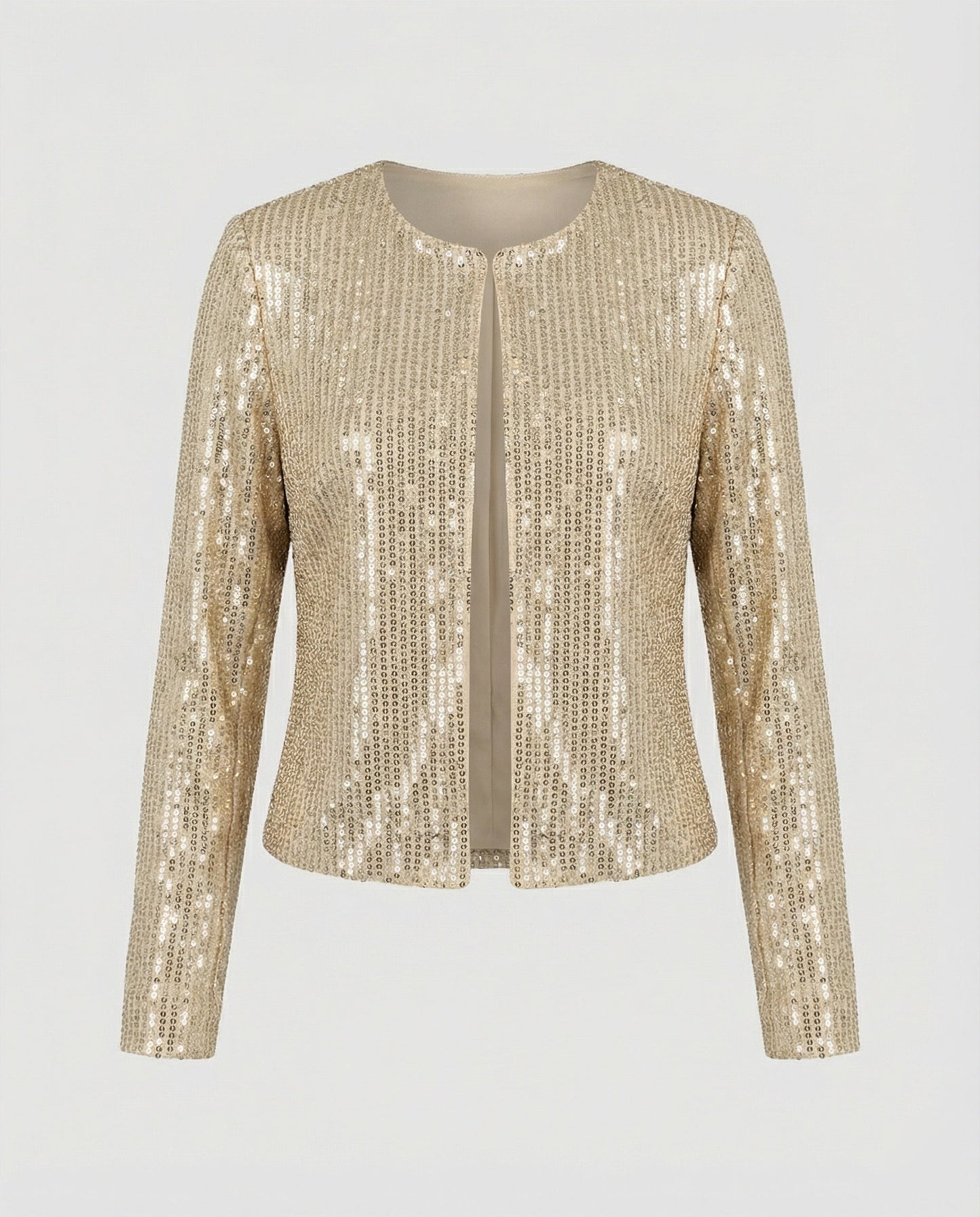 Damen Strickjacke Glitzer Effekt Eveloria