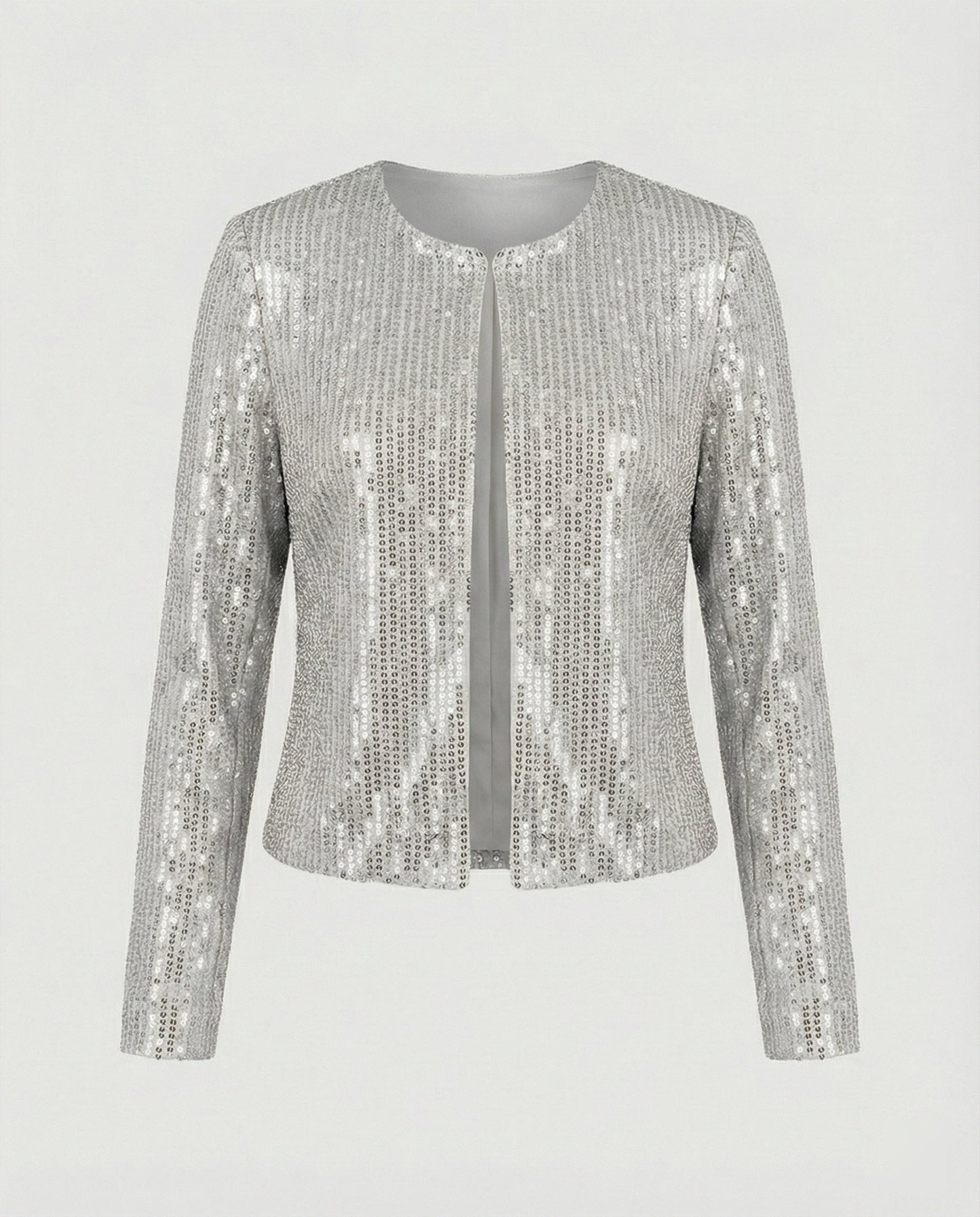 Damen Strickjacke Glitzer Effekt Eveloria