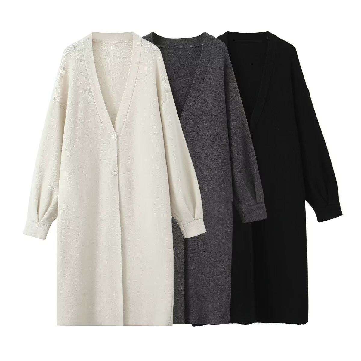Damen Oversized Strickmantel Eveloria