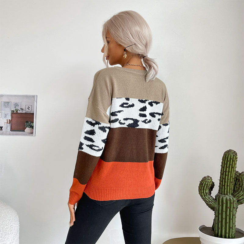 Damen Strickpullover Lässiger Schnitt Einzigartiges Muster Anthrazit