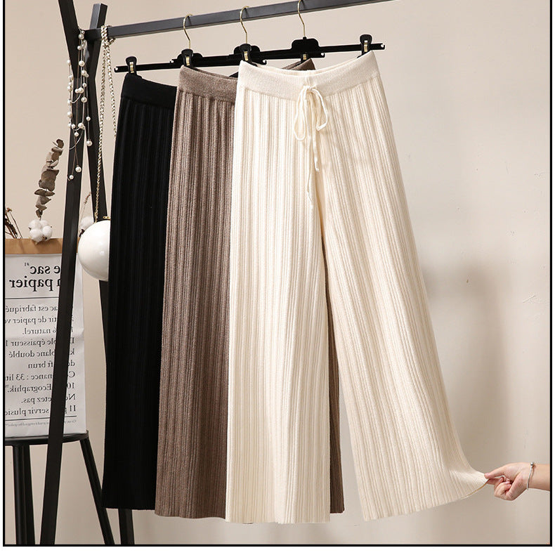 Damen Strickhose Weite Eveloria