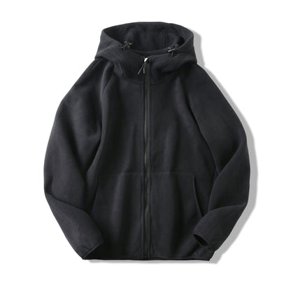 Damen Fleecejacke mit Kapuze und Taschen Eveloria