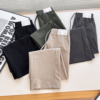Damen Chino-Hose Elastischer Bund Bequem