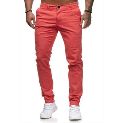 Herren Slim-Fit-Chinohose Modern