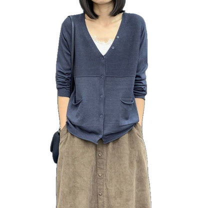 Damen Strickjacke Strukturiert Eveloria
