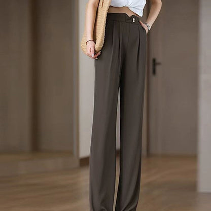 Damen Hochbundhose Faltenrock Elegant
